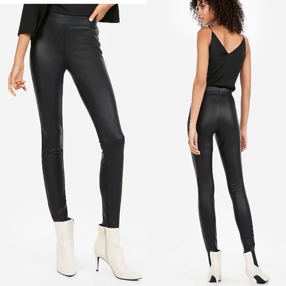 Express Faux Leather Leggings S Great condition